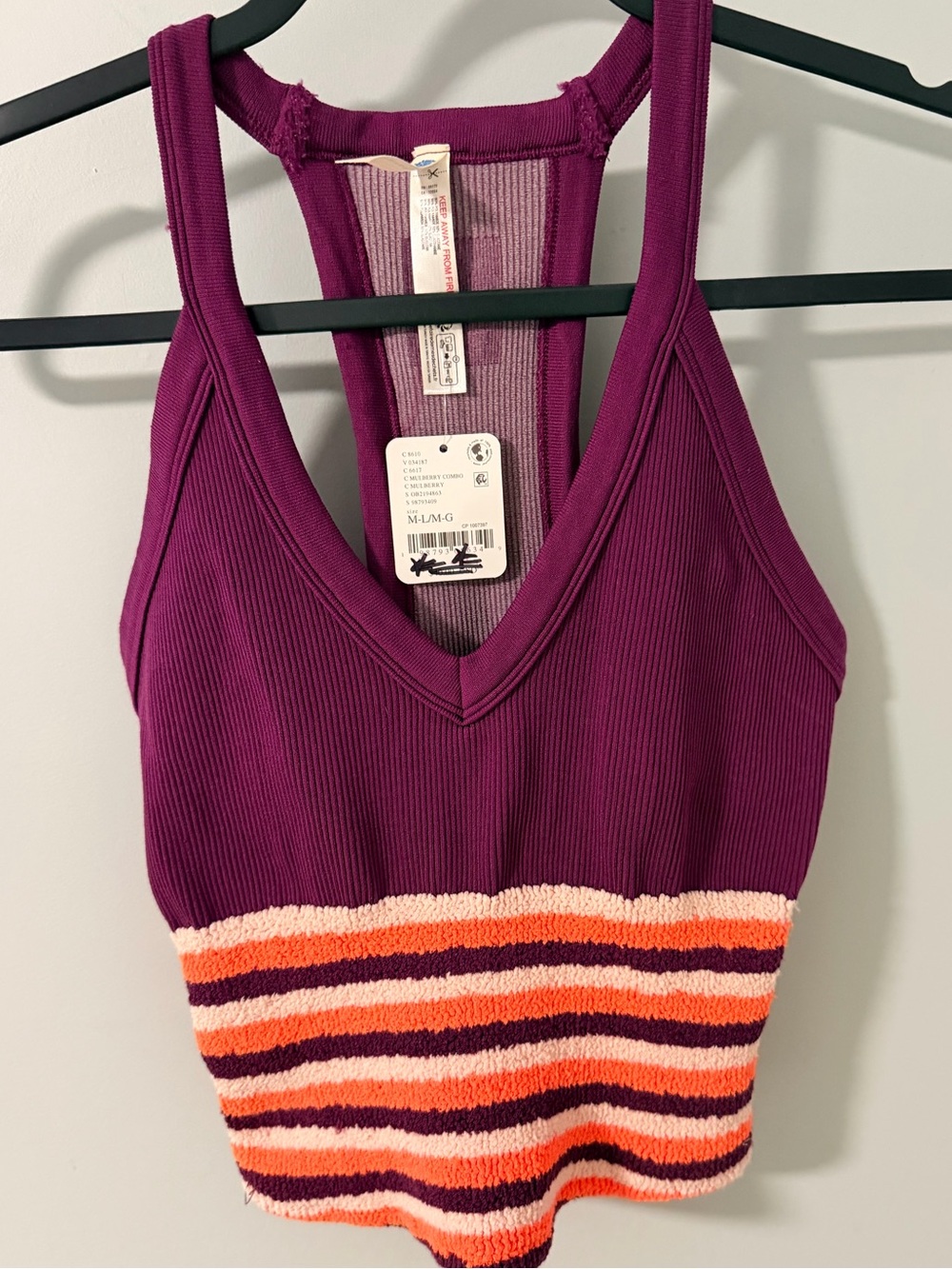 Free People Movement All Clear V-Neck Cami size medium/large